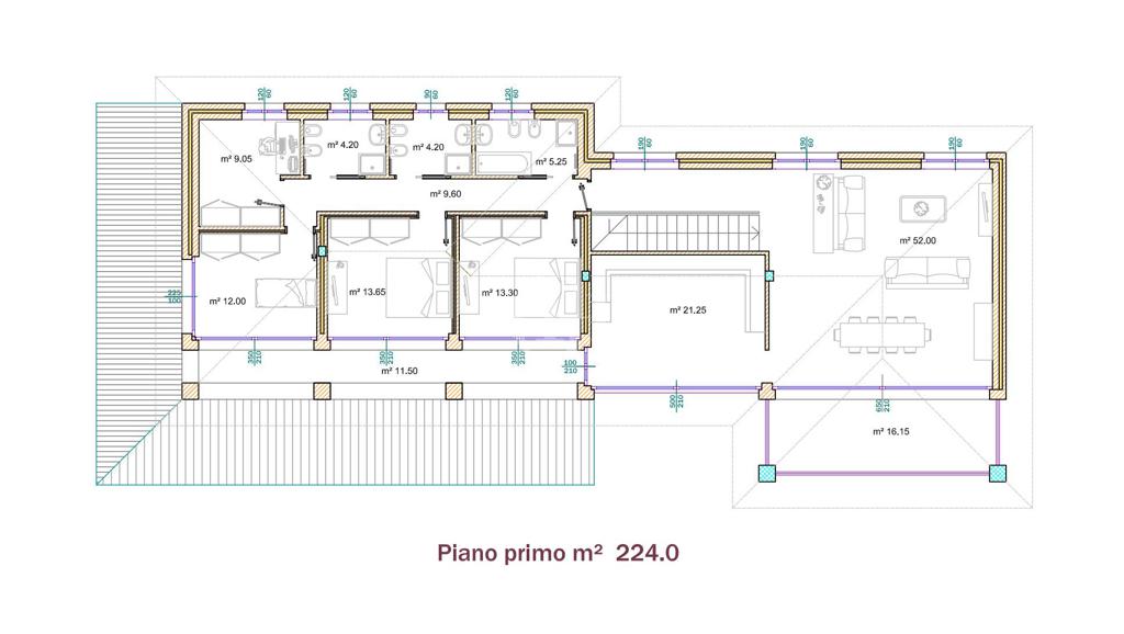 7-комн. дом на озере Комо, 382 м², фото №8, объявление №103068084